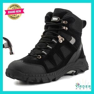 Steel Toe Work Boots Indestructible Non Slip Comfortable Safety Construction